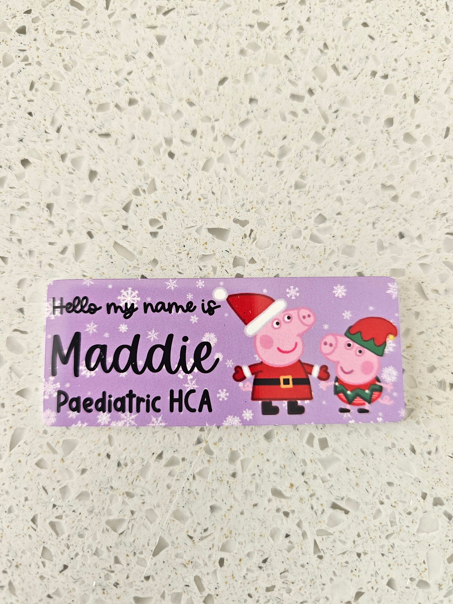 Christmas Name Badge ALL DESIGNS, Nurse Name Badge, Midwife Name Badge, Student Nurse Name Badge, Student Midwife Name Badge