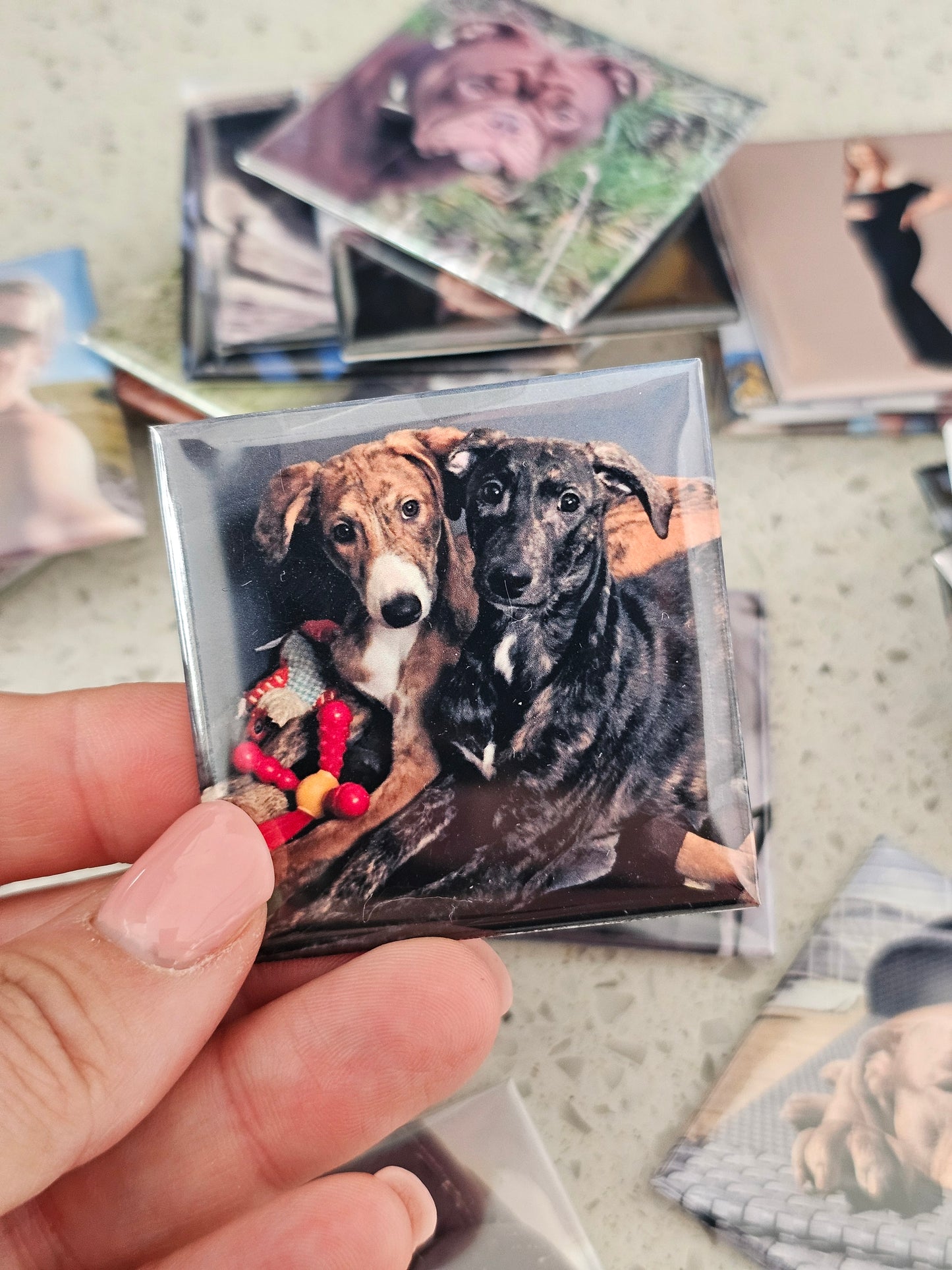 Photo Magents, Photo Gift, Photo Collage Gift Idea, Magnet, Bespoke Fridge magnet