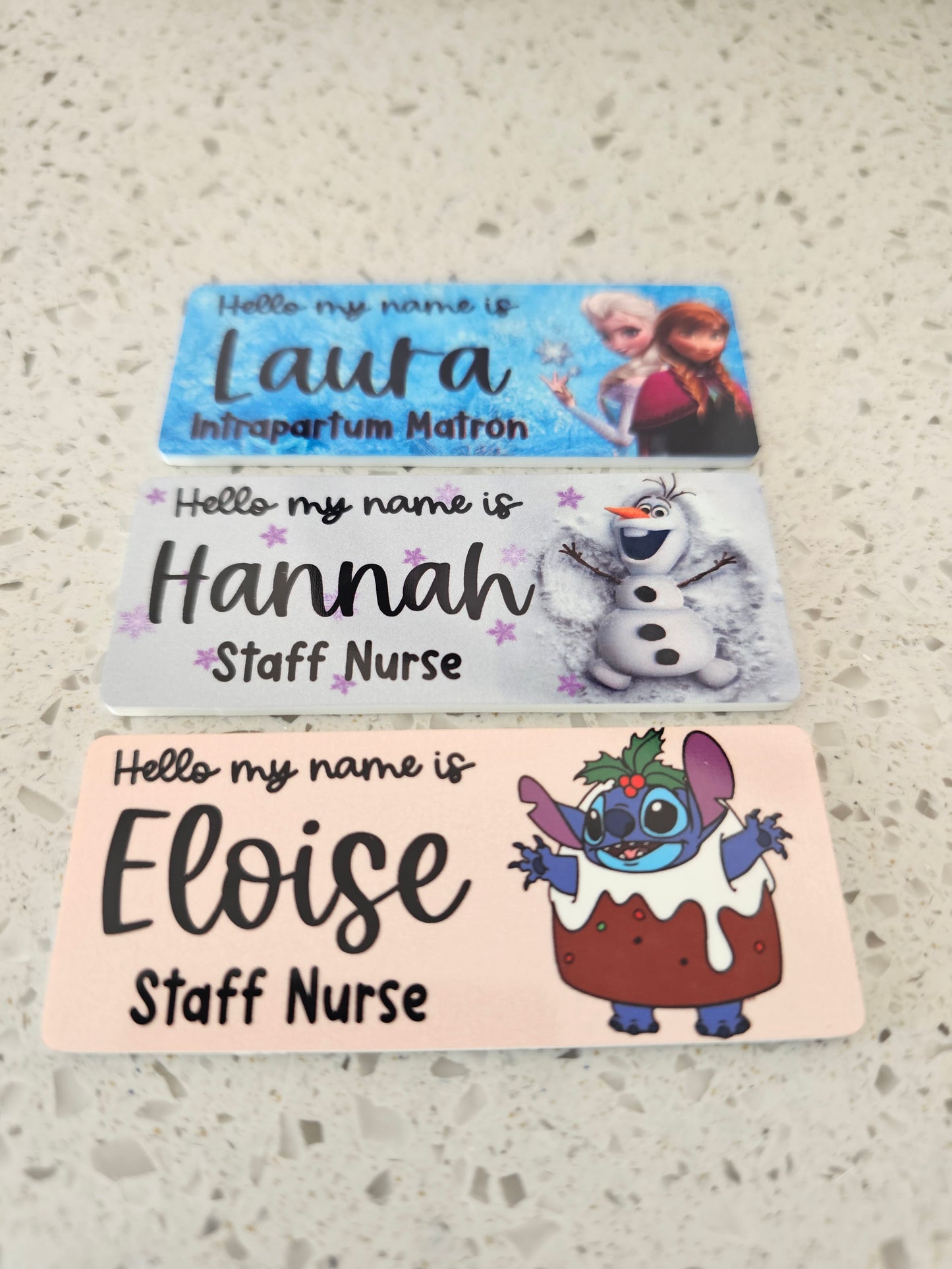 Christmas Name Badge ALL DESIGNS, Nurse Name Badge, Midwife Name Badge, Student Nurse Name Badge, Student Midwife Name Badge