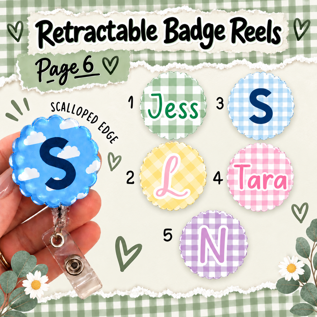 Retractable badge reel, printed badge reel for ID card, nurse, student nurse, midwife, midwifery student, doctor, healthcare personalised badge reel