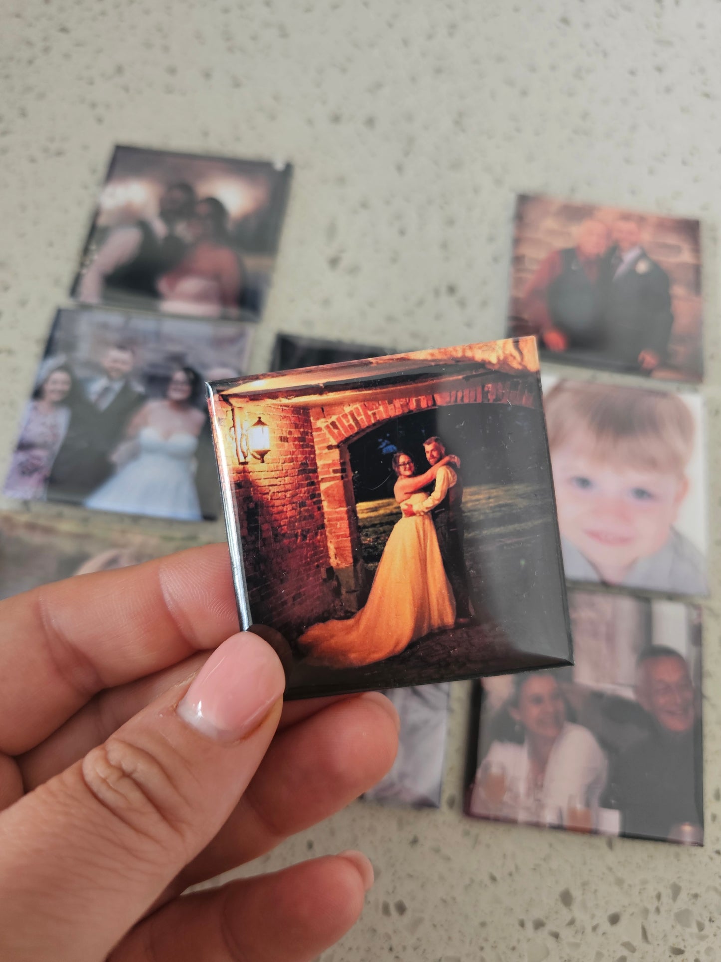 Photo Magents, Photo Gift, Photo Collage Gift Idea, Magnet, Bespoke Fridge magnet