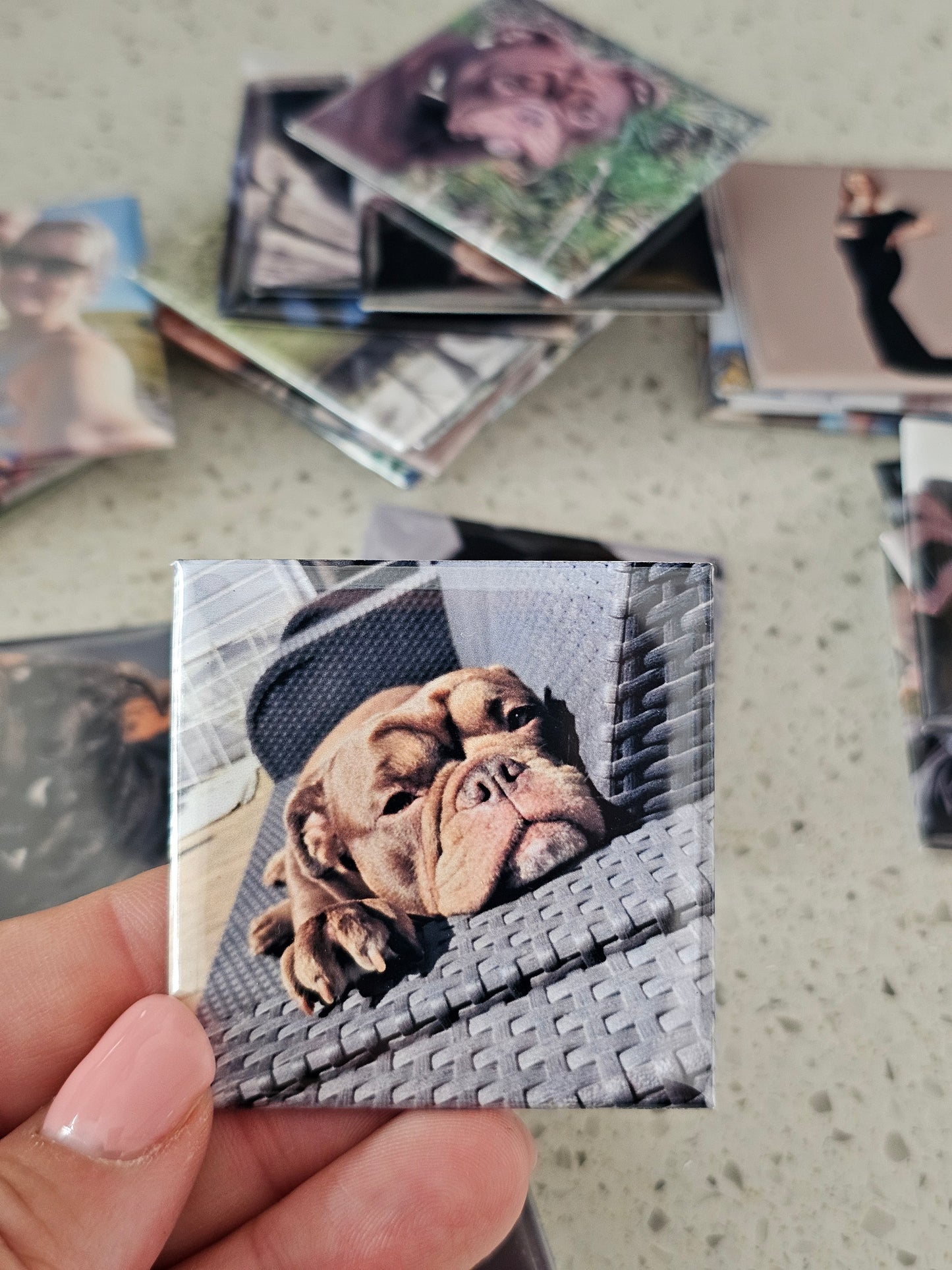 Photo Magents, Photo Gift, Photo Collage Gift Idea, Magnet, Bespoke Fridge magnet