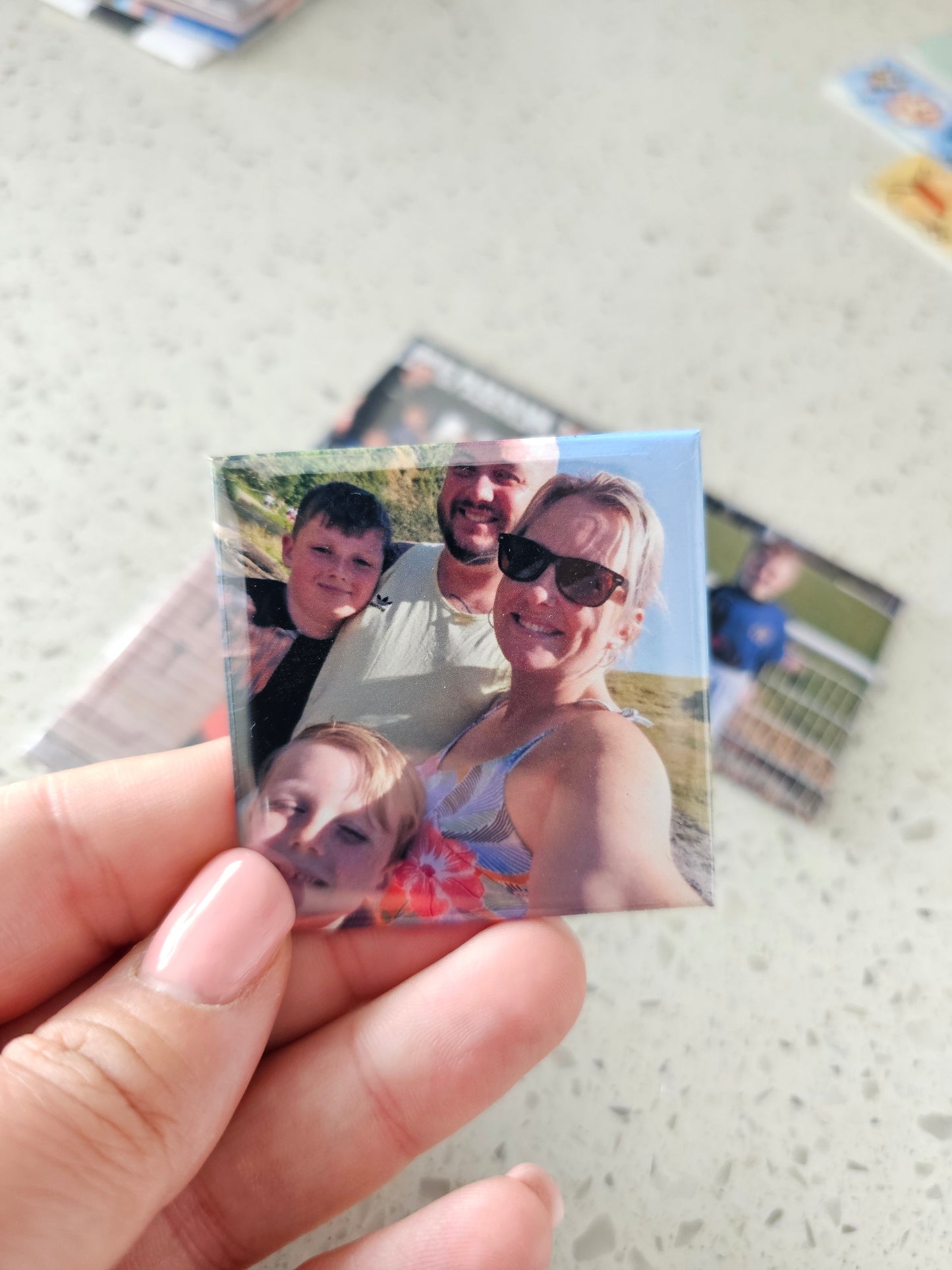 Photo Magents, Photo Gift, Photo Collage Gift Idea, Magnet, Bespoke Fridge magnet