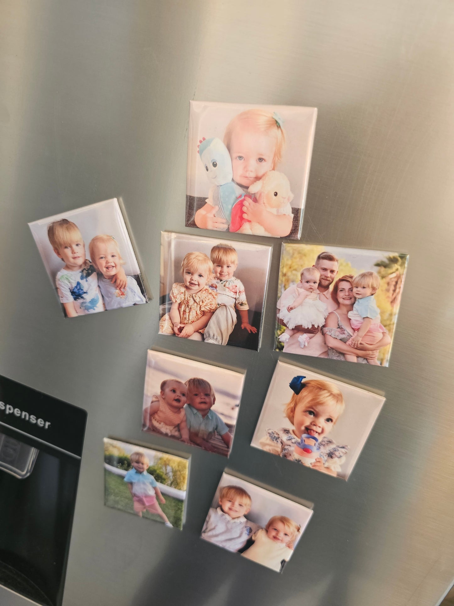Photo Magents, Photo Gift, Photo Collage Gift Idea, Magnet, Bespoke Fridge magnet