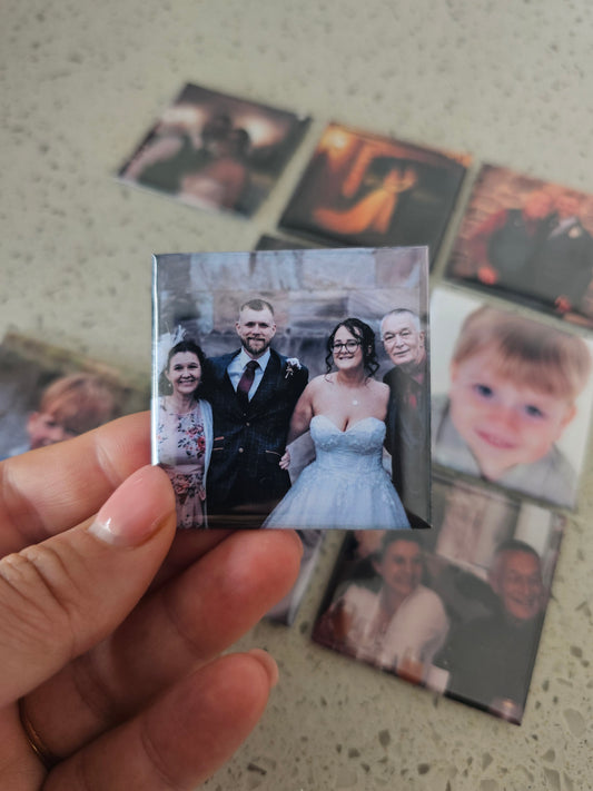 Photo Magents, Photo Gift, Photo Collage Gift Idea, Magnet, Bespoke Fridge magnet