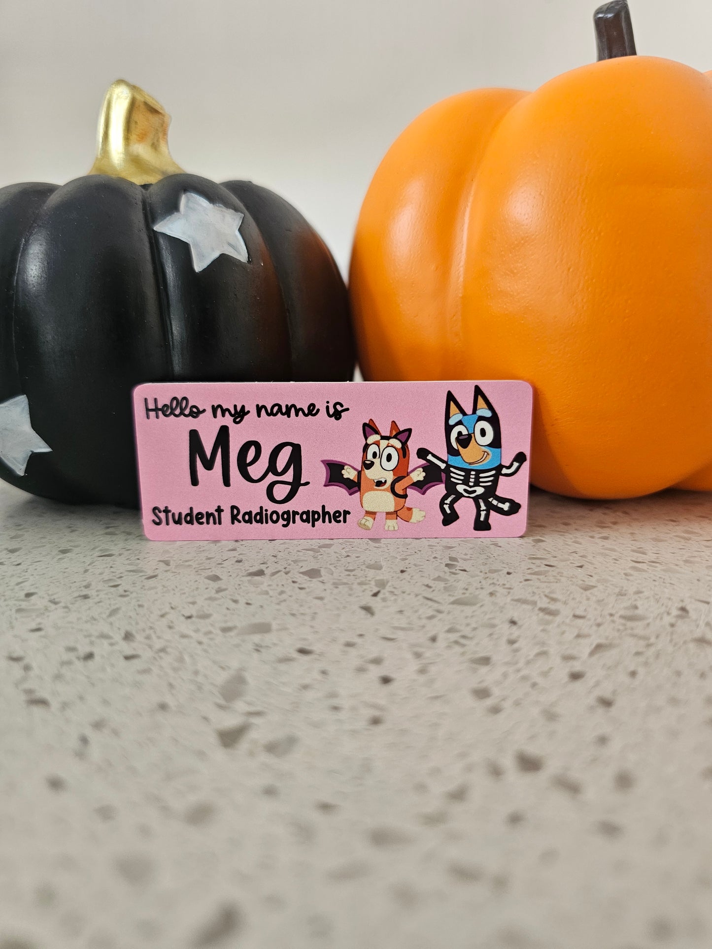 Halloween Name Badges - ALL HALLOWEEN DESIGNS - Nurse, Midwife, Student Nurse, Student Midwife, Healthcare, Carer, NHS Name Badge