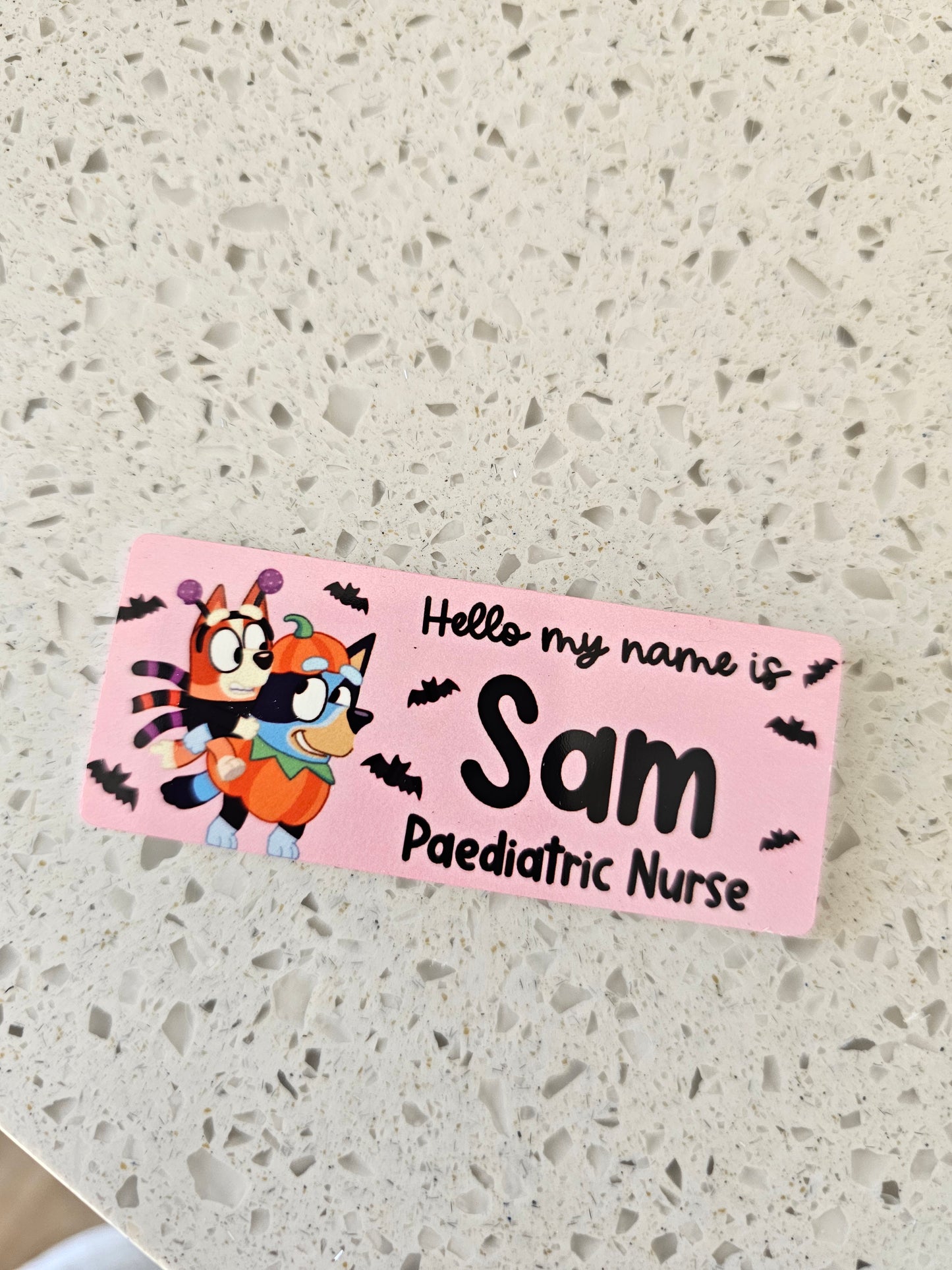 Halloween Name Badges - ALL HALLOWEEN DESIGNS - Nurse, Midwife, Student Nurse, Student Midwife, Healthcare, Carer, NHS Name Badge