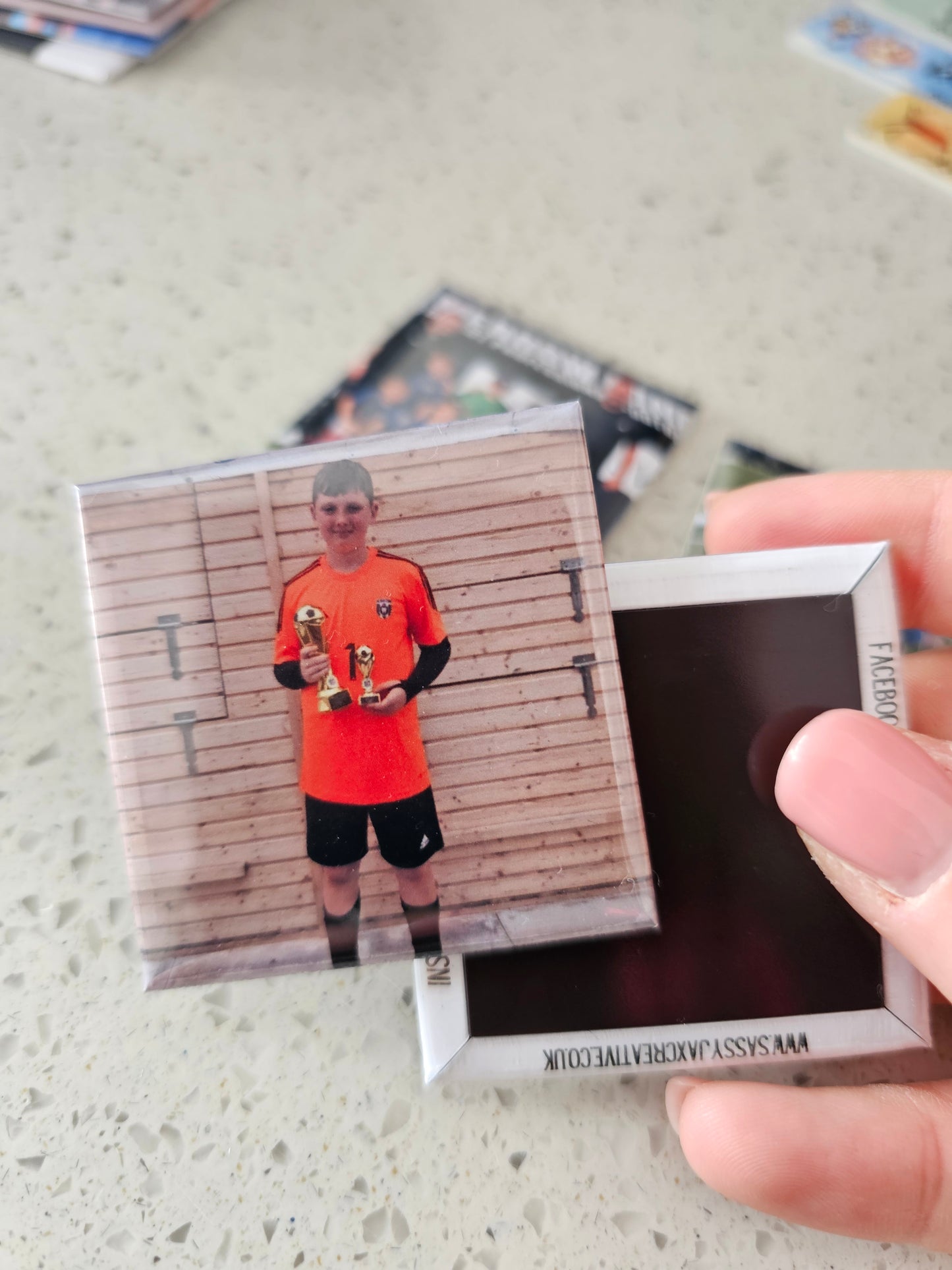 Photo Magents, Photo Gift, Photo Collage Gift Idea, Magnet, Bespoke Fridge magnet