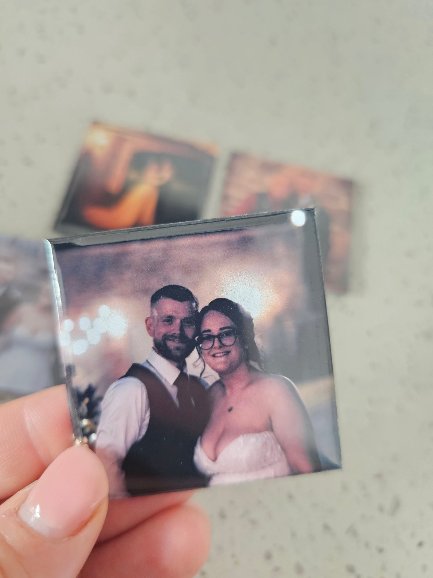 Photo Magents, Photo Gift, Photo Collage Gift Idea, Magnet, Bespoke Fridge magnet